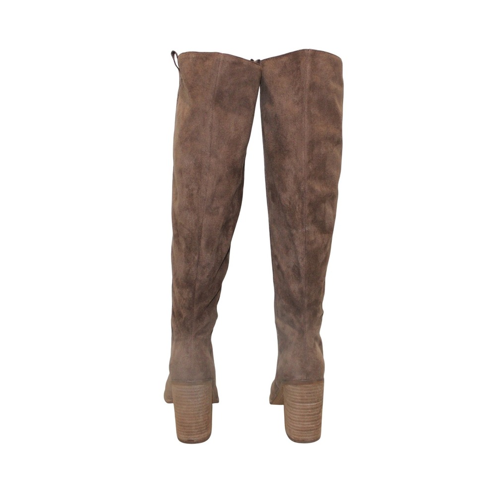 Vici Saint Slouch Boot Camel Knee High 8.5 Suede Block Heel - Picture 5 of 6